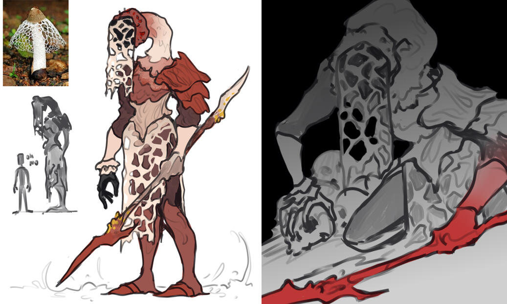 Veiled lady - concept