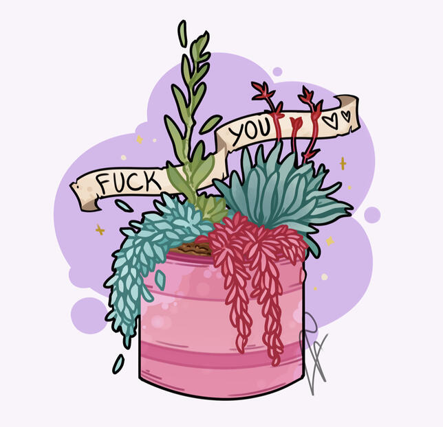 Moody Succulent 2